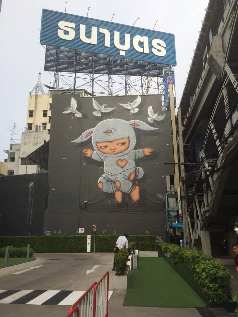 Alex Face mural in Bangkok