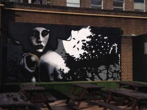 Eelus mural in London