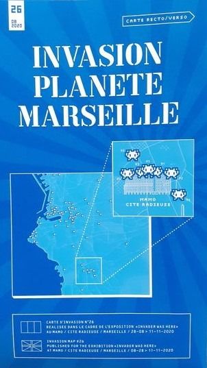 Invader – Marseille Map