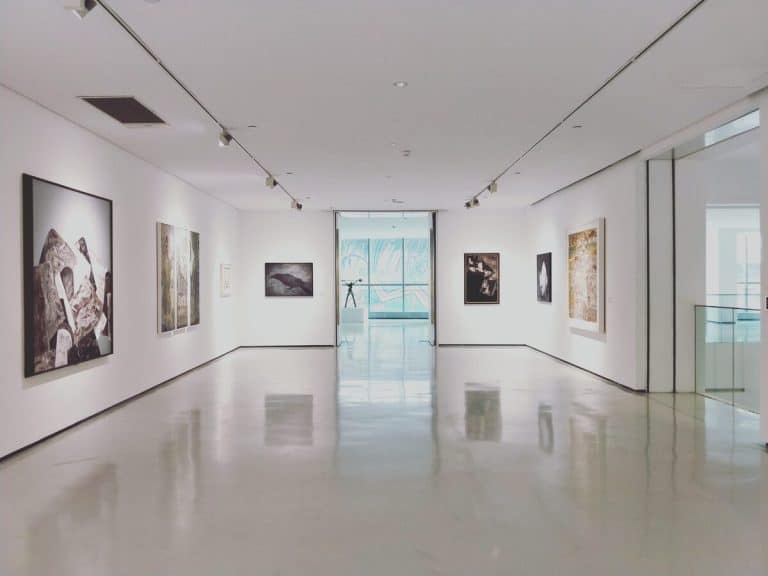 View of a gallery