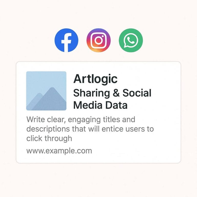 Social media integration on Artlogic