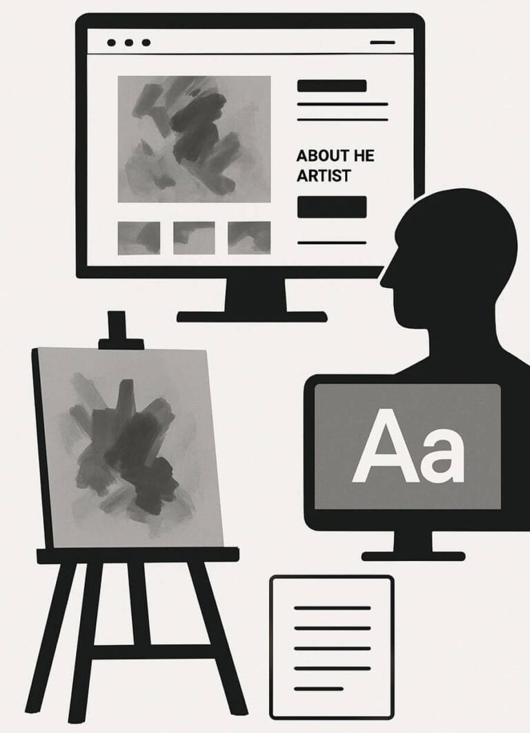 artist website marketing